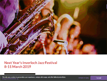 Tablet Screenshot of inverlochjazzfestival.com